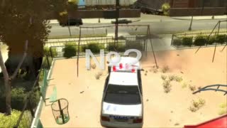 GTA IV - Stunts, car crashes and funny moments