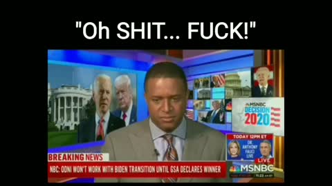 Ken Dilanian CAUGHT Nervously Cursing LIVE on MSNBC