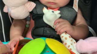 Baby Has Hilarious Reaction To Sensory Development Toy