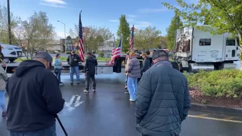 The People's Convoy- A Truckers Feed, Washington State Rally - 4/30/2022 Part 1