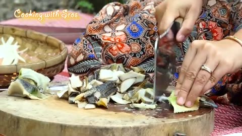Yummy Cooking Sea Snail Spicy Young Green Pepper Recipe - Yummy Eating Sea Snail - Cooking With Sros