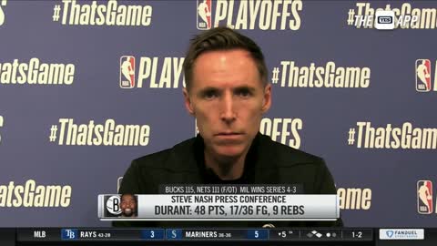 Steve Nash on Nets being eliminated from NBA Playoffs