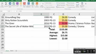 Excel for Intermediates