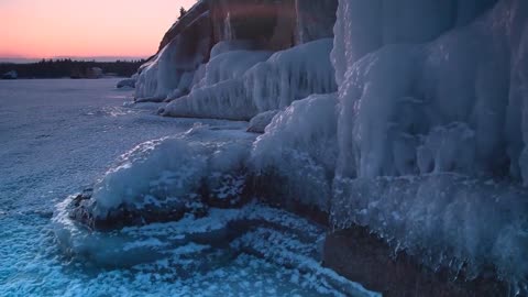 Frozen River - Don't Watch It | Drone View