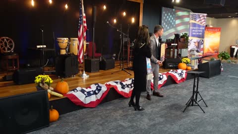 Frank Valentine at Patriots Arise for God and Country in Frederick, Maryland