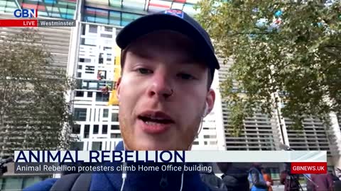 GB NEWS : Animal Rebellion protester: 'We're not being a public nuisance - The UK government are"