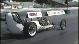 Cool Flathead Dragster at 2001 Nitro Nationals