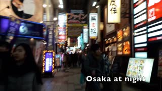 Real Japanese Food in Japan - Day 1, Ramen noodle in Osaka!