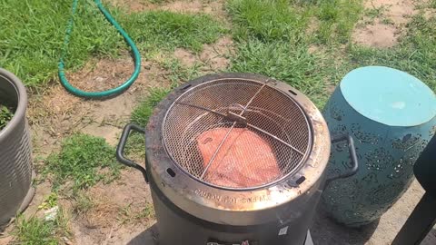 Carnivore and Keto Pulled Pork on the Charbroil Big Easy Turkey Air Fryer.