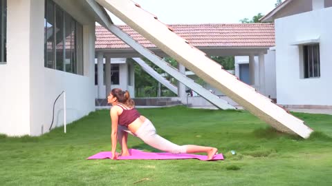 Yoga Surya Namaskar For Weight Loss _ Sun Salutations Yoga For Beginners _ Power Yoga