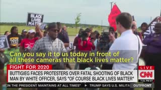 Mayor Pete accosted by protesters