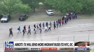 Bill Melugin reports on a group of illegal migrants who Texas DPS are putting on buses