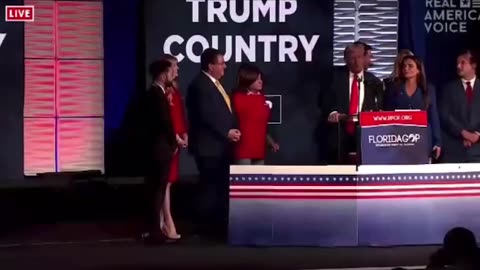 President Trump just brought all his endorsements up on stage- burn bootgate 🤣