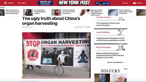 China Forced Organ Harvesting