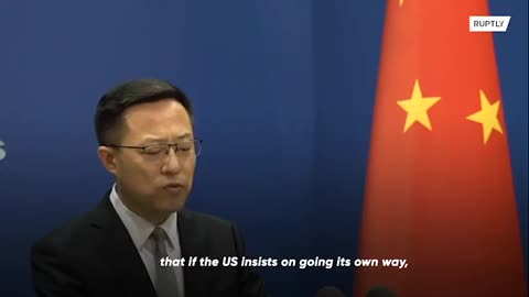 China's Foreign Ministry Spox Zhao Lijian: "The Chinese do what they say"