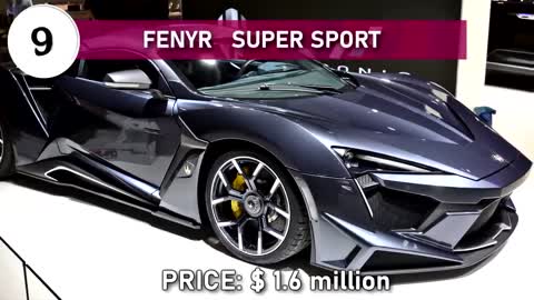 Top 10 Most & Best Expensive Cars In The World.