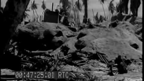 Marines Invade Tarawa Island & In Action, 11/25/1944