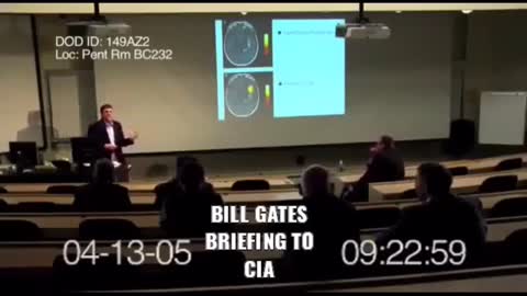 Bill Gates Anti Religion Virus/Vax Briefing To CIA