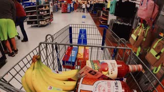 Pretty Cool Time Lapse Video of a Person Pushing a Grocery Cart
