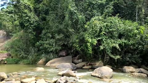 Amazing waterfall In Sri Lanka