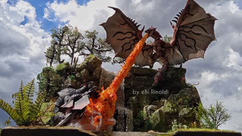 How to Build Realistic Scenery and Waterfall Diorama for Monster Hunter