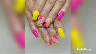 Pink Nails Art designs