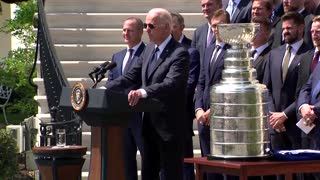 Biden honors Stanley Cup winners Tampa Bay Lightning