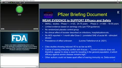 Doctor on FDA Vax panel admits unvaccinated better educted than vaxxed