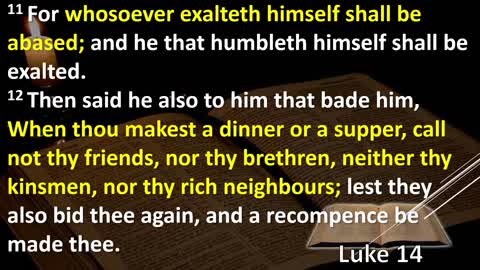 Bible Study Luke Chapter 14 Explained