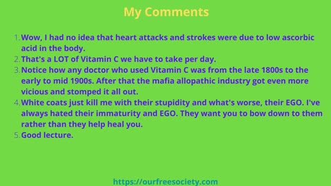 Andrew Saul - High Dose Vitamin C Therapy for Major Diseases