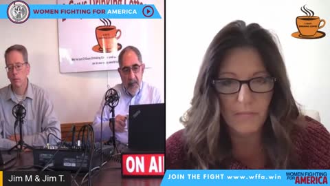 Christie Hutcherson, Women Fighting for America Conversation with 2 Guys Drinking Coffee Podcast