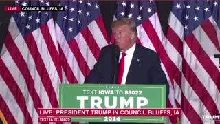 Trump takes questions