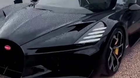 $5,000,000 New Model Bugatti Mistral in the rain