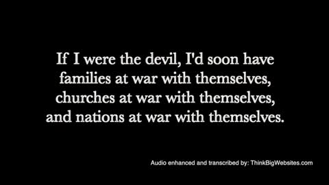 If I were the Devil, Paul Harvey, 1965