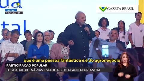 Lula diz que vai à feira do agro na Bahia para 'fazer inveja' à Agrishow