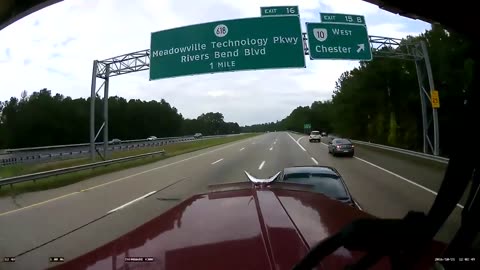 This Terrifying Dash Cam Footage Will Make Your Heart JUMP! ViralHog ViralHog