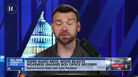 Jack Posobiec discusses the massive success of the new Super Mario Bros. movie, which rejected wokeness and has been SMASHING box office records