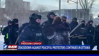 Crackdown against peaceful protesters continues in Ottawa