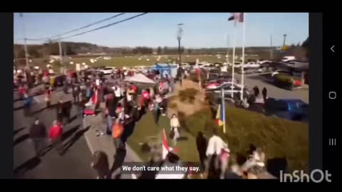 CANADIANS SAY NO TO TRUDEAU" WE CHOOSE "GOD OVER GOVERNMENT IN CANADA FREEDOM CONVOY MUSIC VIDEO
