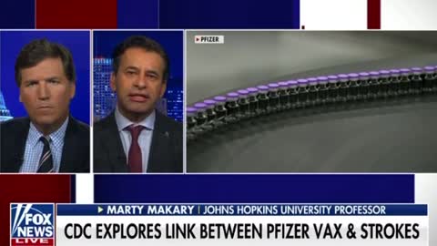 Tucker = CDC Talks Link Between Vaccine & Strokes