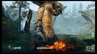 God of War Troll Fight