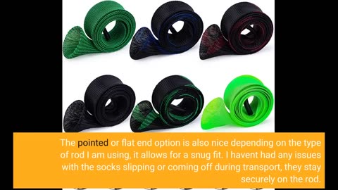 Customer Comments: 10Pcs Rod Sock Fishing Rod Sleeve Rod Cover Braided Mesh Rod Protector Pole...