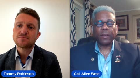 Tommy Robinson Speaks with Lt. Col. Allen West