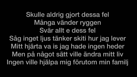 Saliboy - Igenom Alla Problem ( LYRICS)