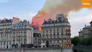 Video: Así arde en llamas la catedral de Notre Dame