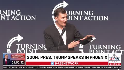 AZ Senate Candidate Blake Masters at Trump Rally: We Need to Break Up Google and Punish Twitter