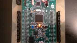 Running Blinky Test Code on STM32F407G