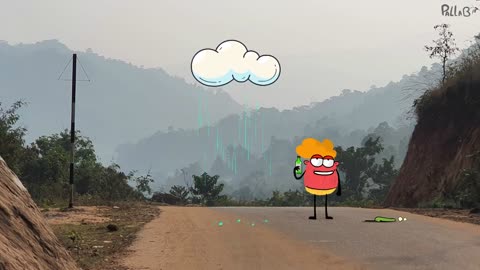 happy Monsoon monsoon animation video funny Animation video cartoon 2d animation