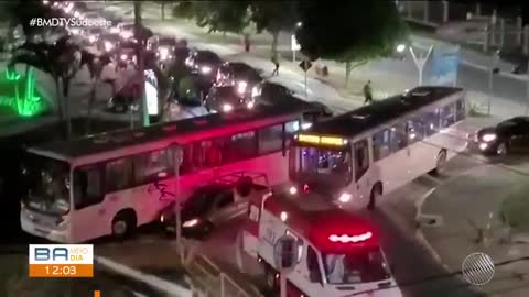 Idosa tem os dois pés amputados após ser atropelada por ônibus em Vitória da Conquista, Bahia