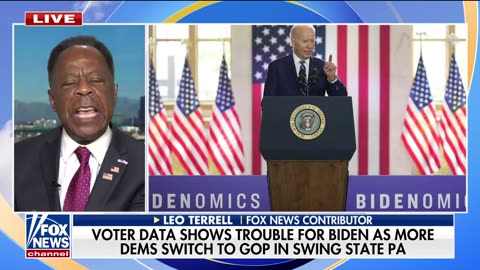 Leo Terrell Slams 'Bidenomics' Amid PA Voters’ Major Shift to GOP